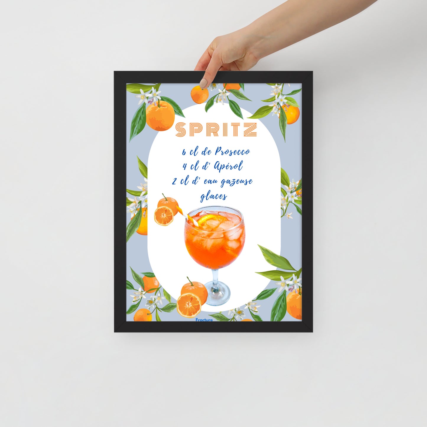 SPRITZ Affiche en Papier Mat Encadrée