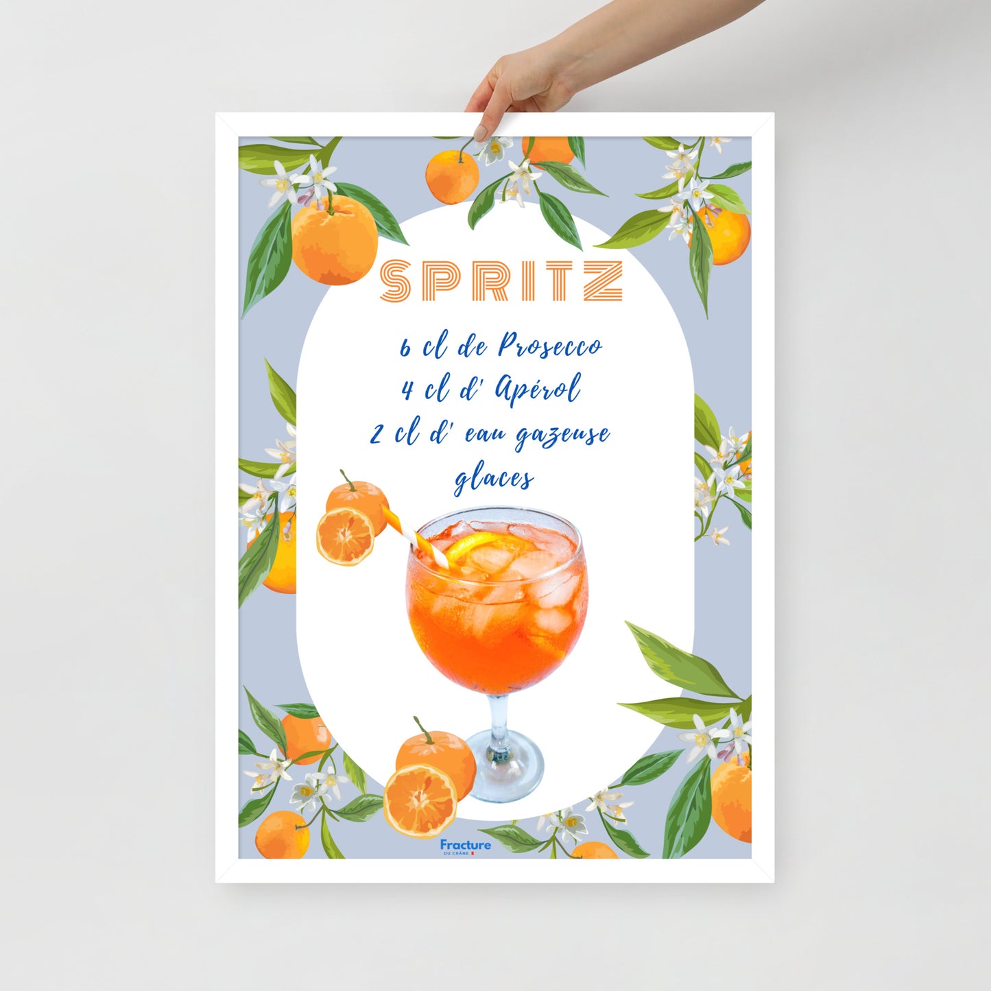 SPRITZ Affiche en Papier Mat Encadrée