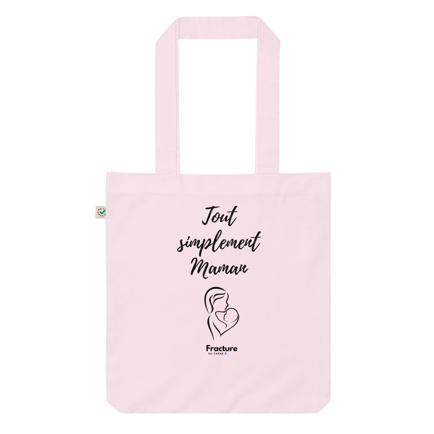 Tout simplement maman. Tote bag tendance et biologique