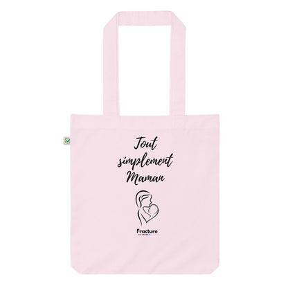 Tout simplement maman. Tote bag tendance et biologique