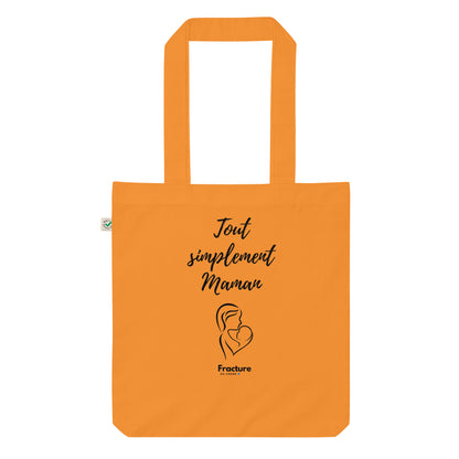 Tout simplement maman. Tote bag tendance et biologique