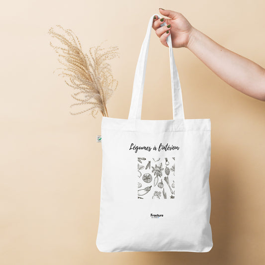 Légumes à l'intérieur; Tote bag tendance et biologique