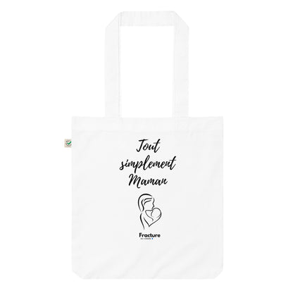 Tout simplement maman. Tote bag tendance et biologique