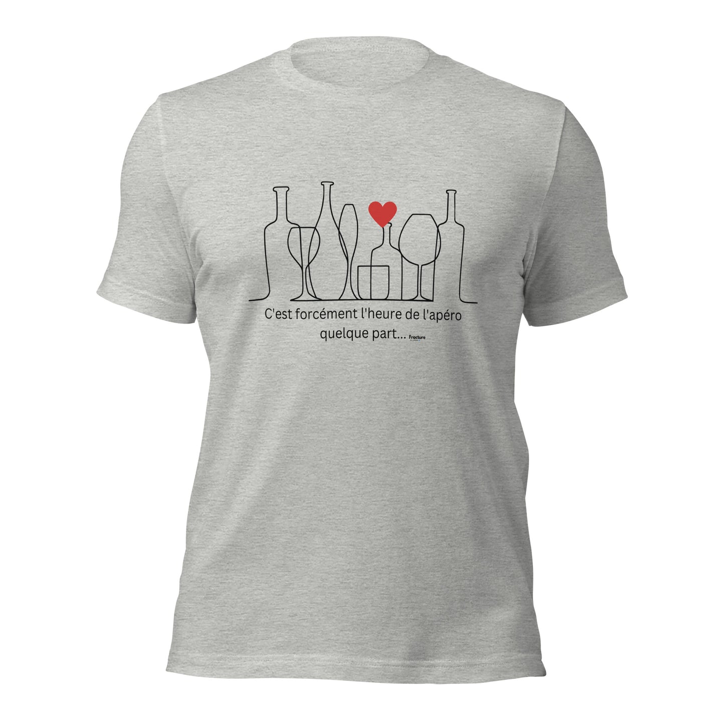 C'EST TOUJOURS L'APERO QUELQUE PART T-shirt unisexe