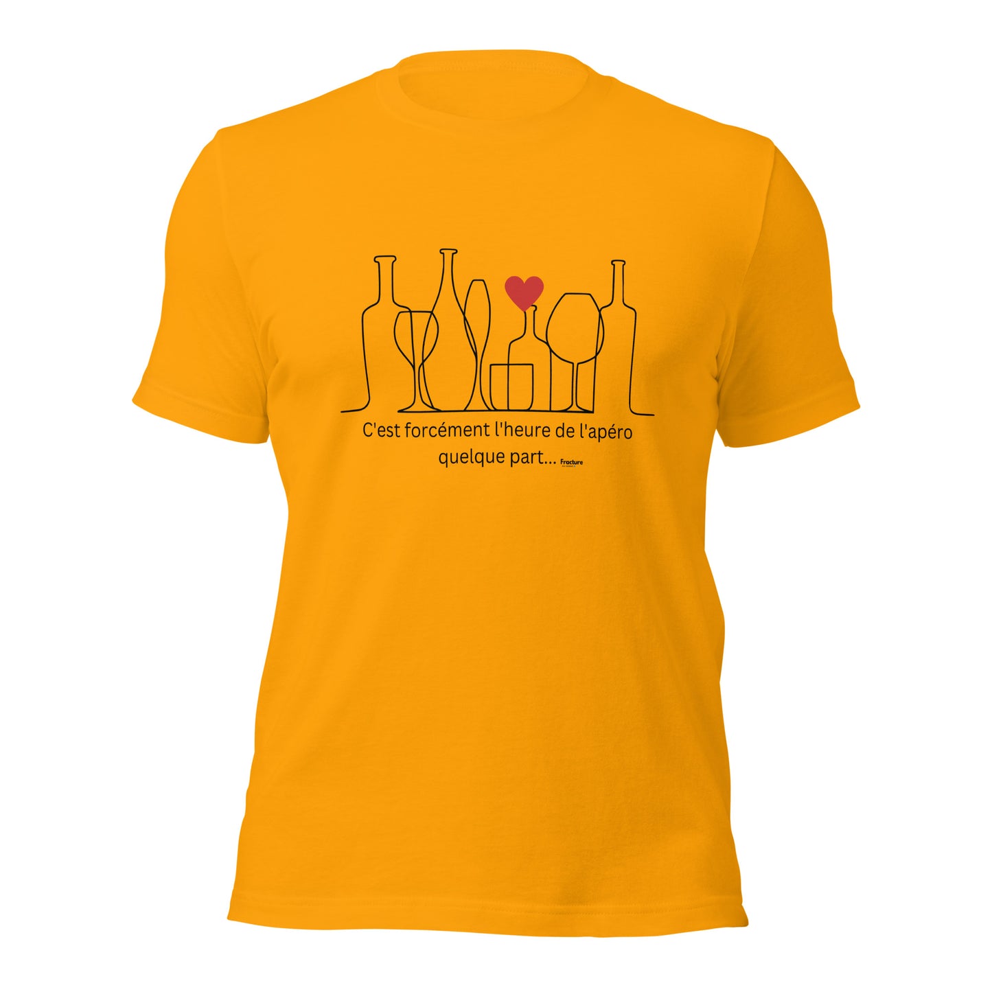 C'EST TOUJOURS L'APERO QUELQUE PART T-shirt unisexe