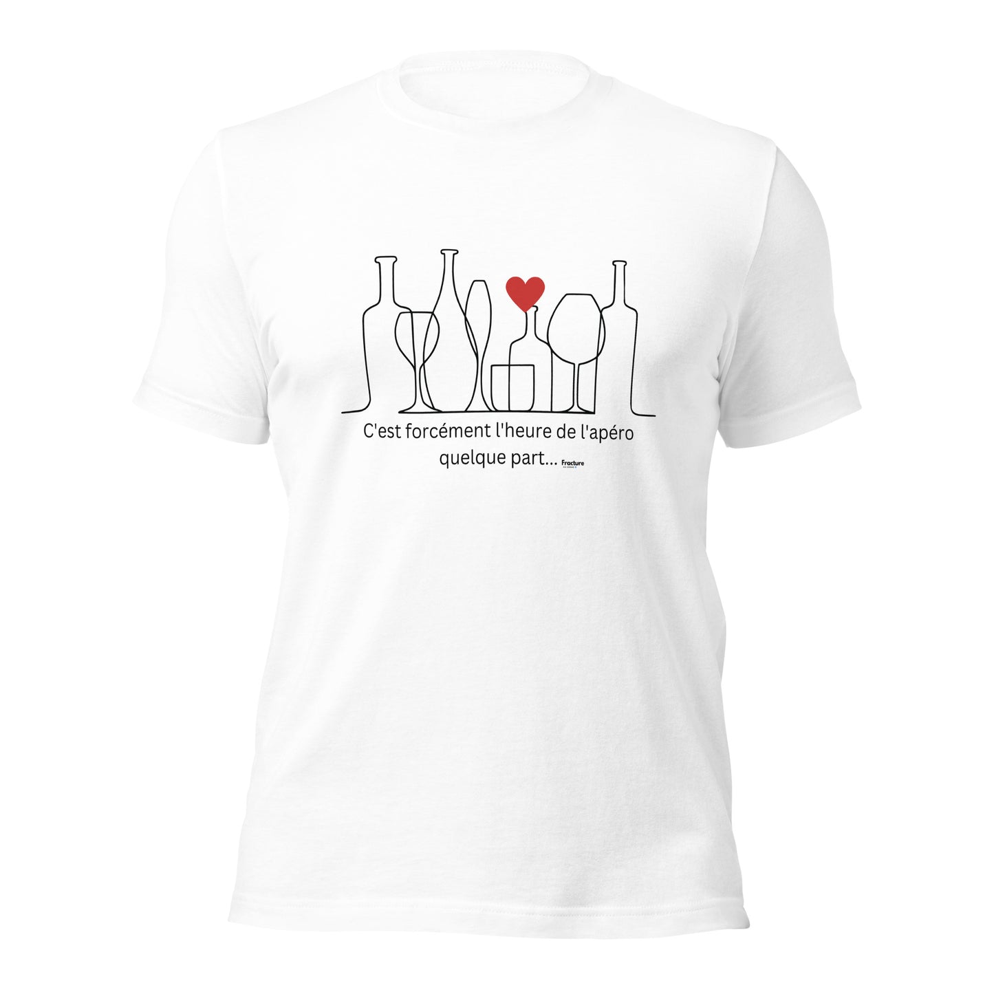 C'EST TOUJOURS L'APERO QUELQUE PART T-shirt unisexe