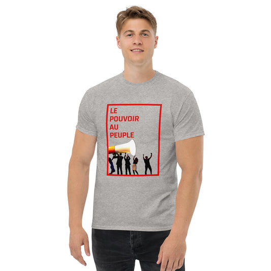 LE POUVOIR AU PEUPLE T-shirt classique