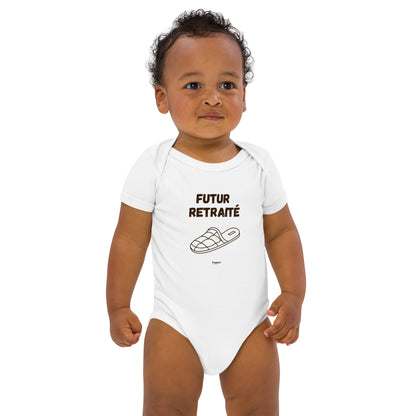 FUTUR RETRAITE Body en coton bio bébé