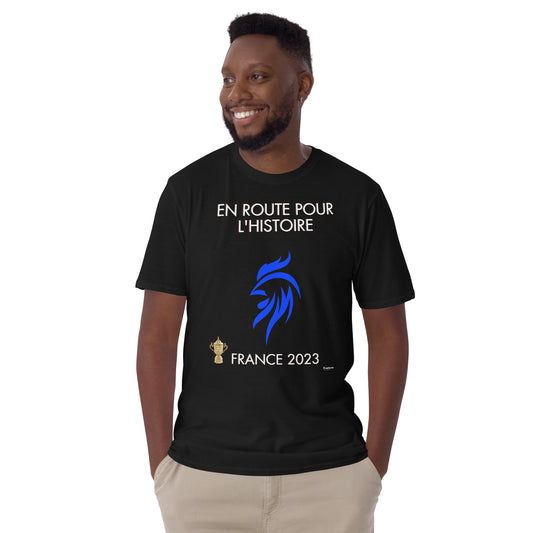 EN ROUTE POUR L'HISTOIRE  A T-shirt Unisexe Rugby