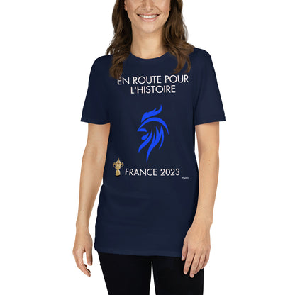 EN ROUTE POUR L'HISTOIRE  A T-shirt Unisexe Rugby