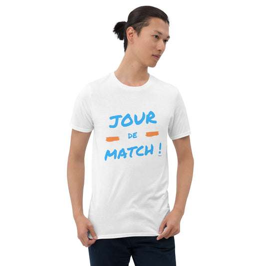 JOUR DE MATCH bleu ciel T-shirt Unisexe