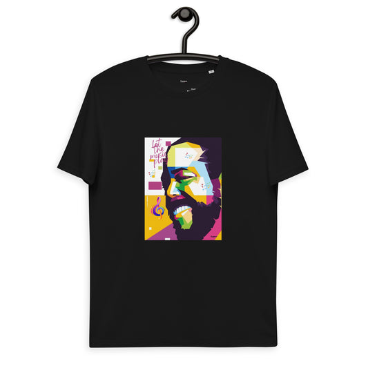 LET THE MUSIC PLAY -  BARRY WHITE T-shirt unisexe en coton biologique