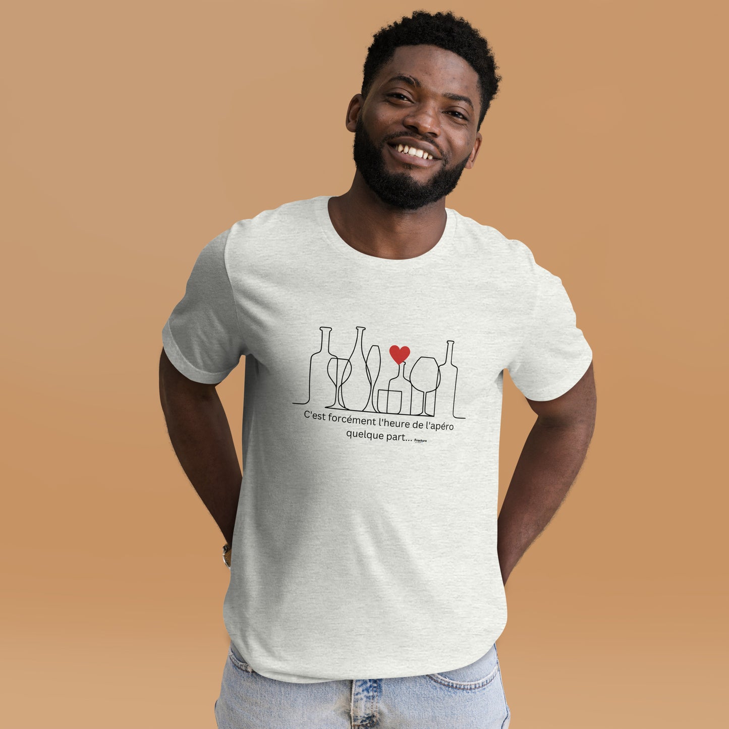 C'EST TOUJOURS L'APERO QUELQUE PART T-shirt unisexe