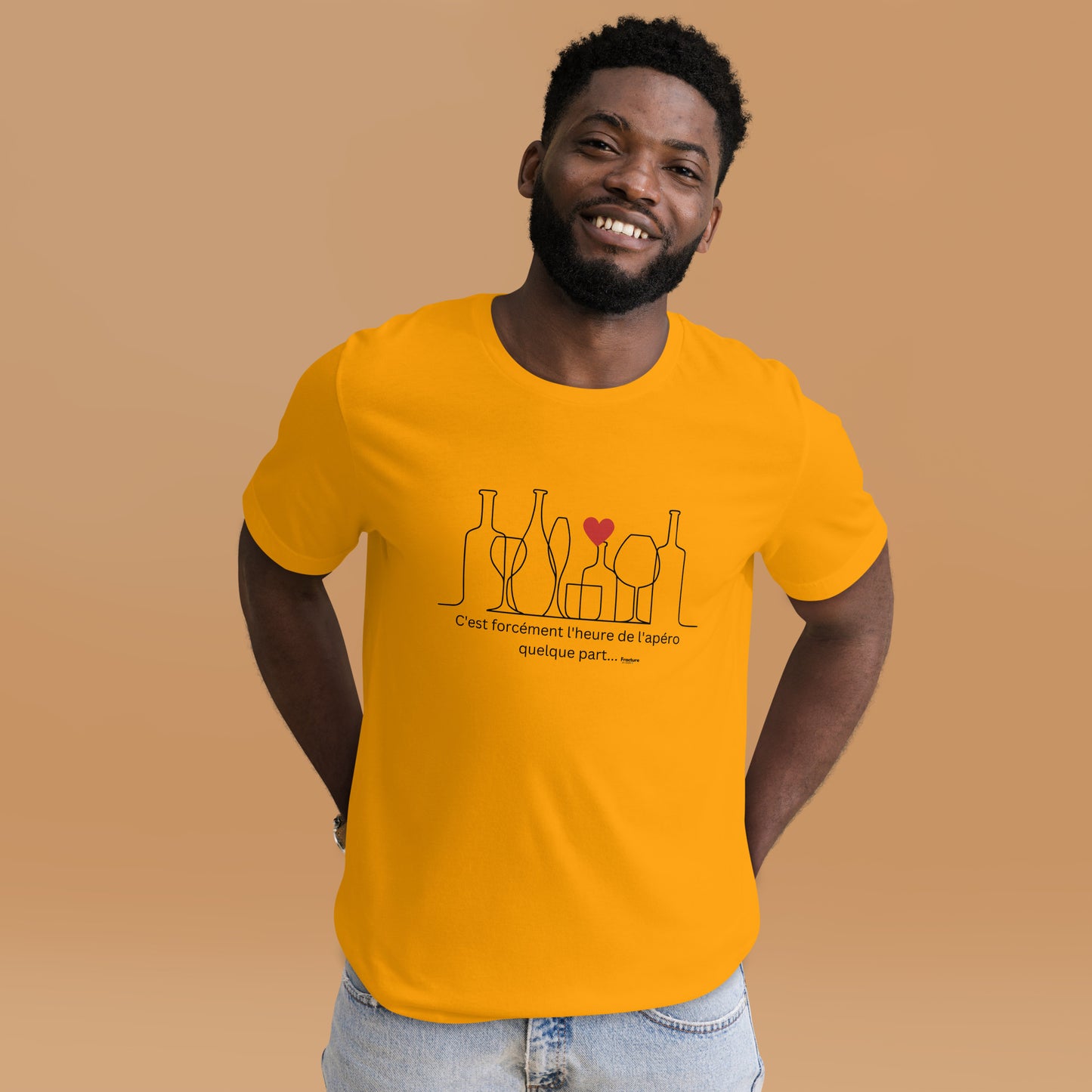 C'EST TOUJOURS L'APERO QUELQUE PART T-shirt unisexe