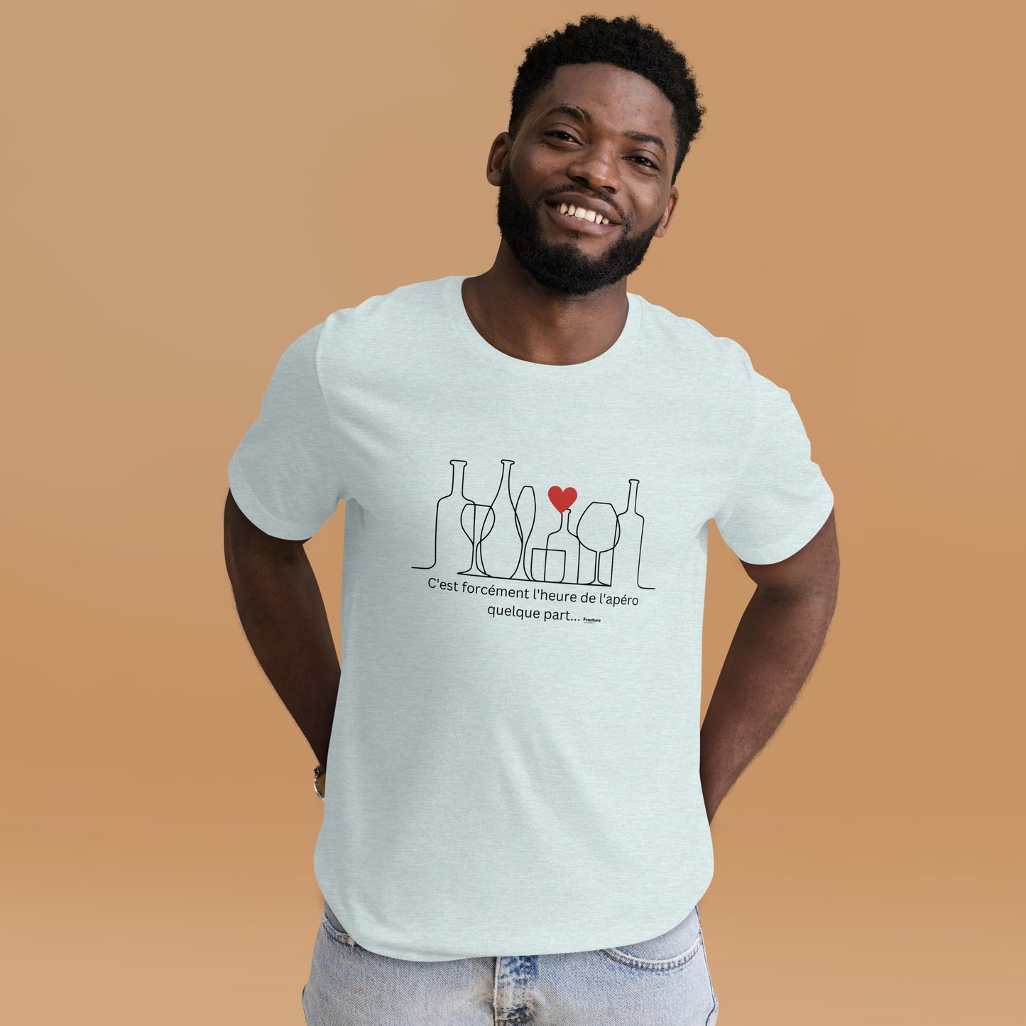 C'EST TOUJOURS L'APERO QUELQUE PART T-shirt unisexe