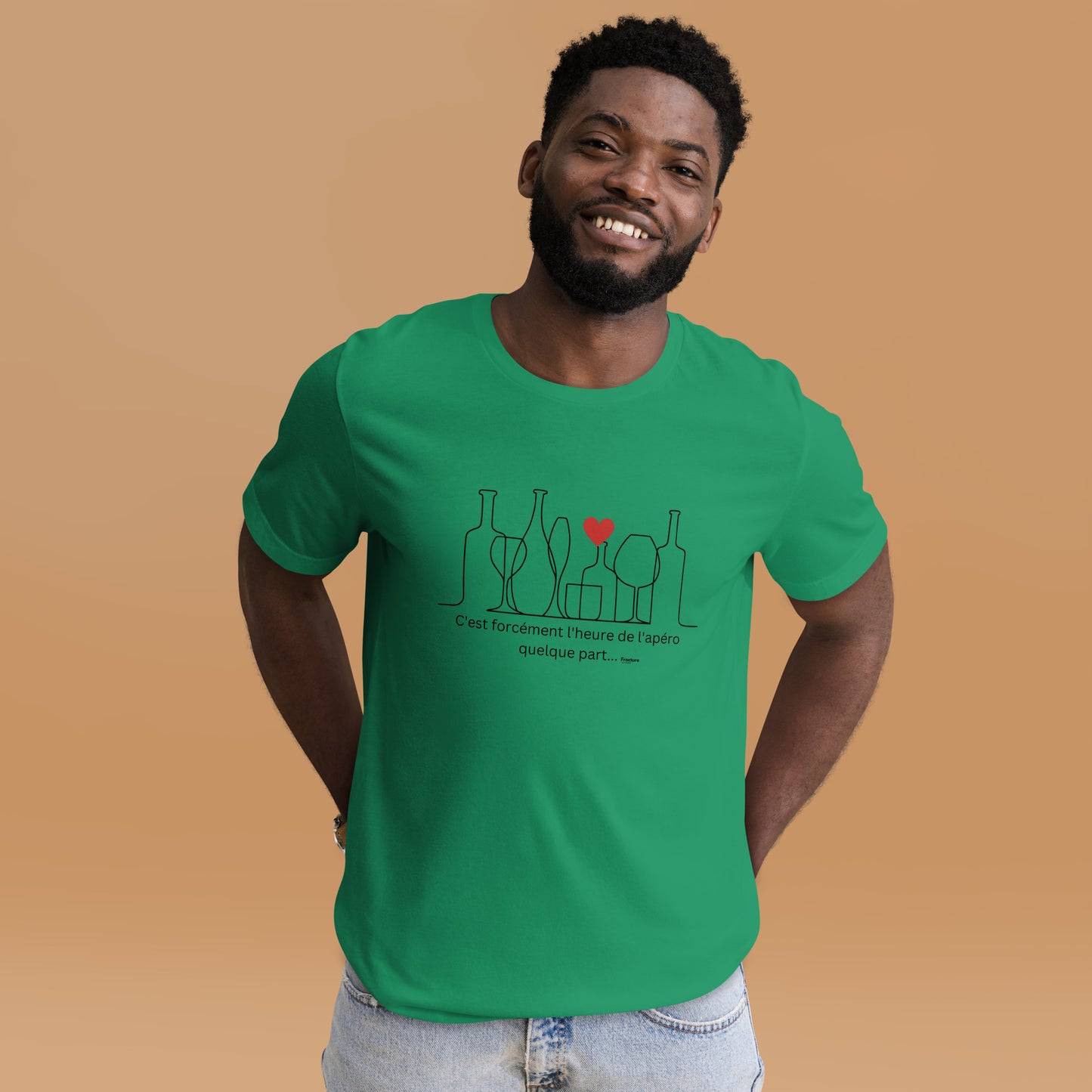 C'EST TOUJOURS L'APERO QUELQUE PART T-shirt unisexe