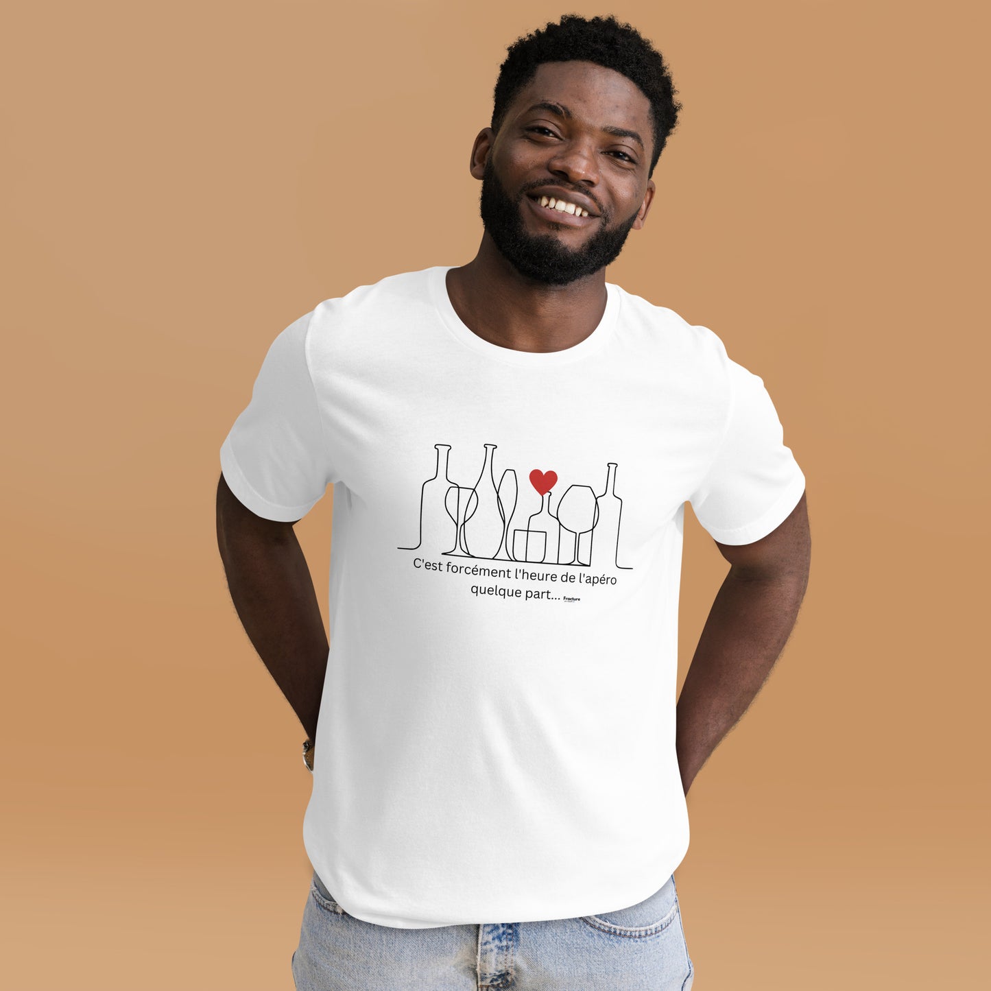 C'EST TOUJOURS L'APERO QUELQUE PART T-shirt unisexe