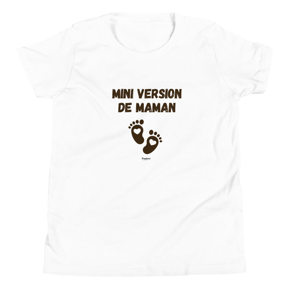 MINI VERSION DE MAMAN T-shirt à Manches Courtes pour Adolescent