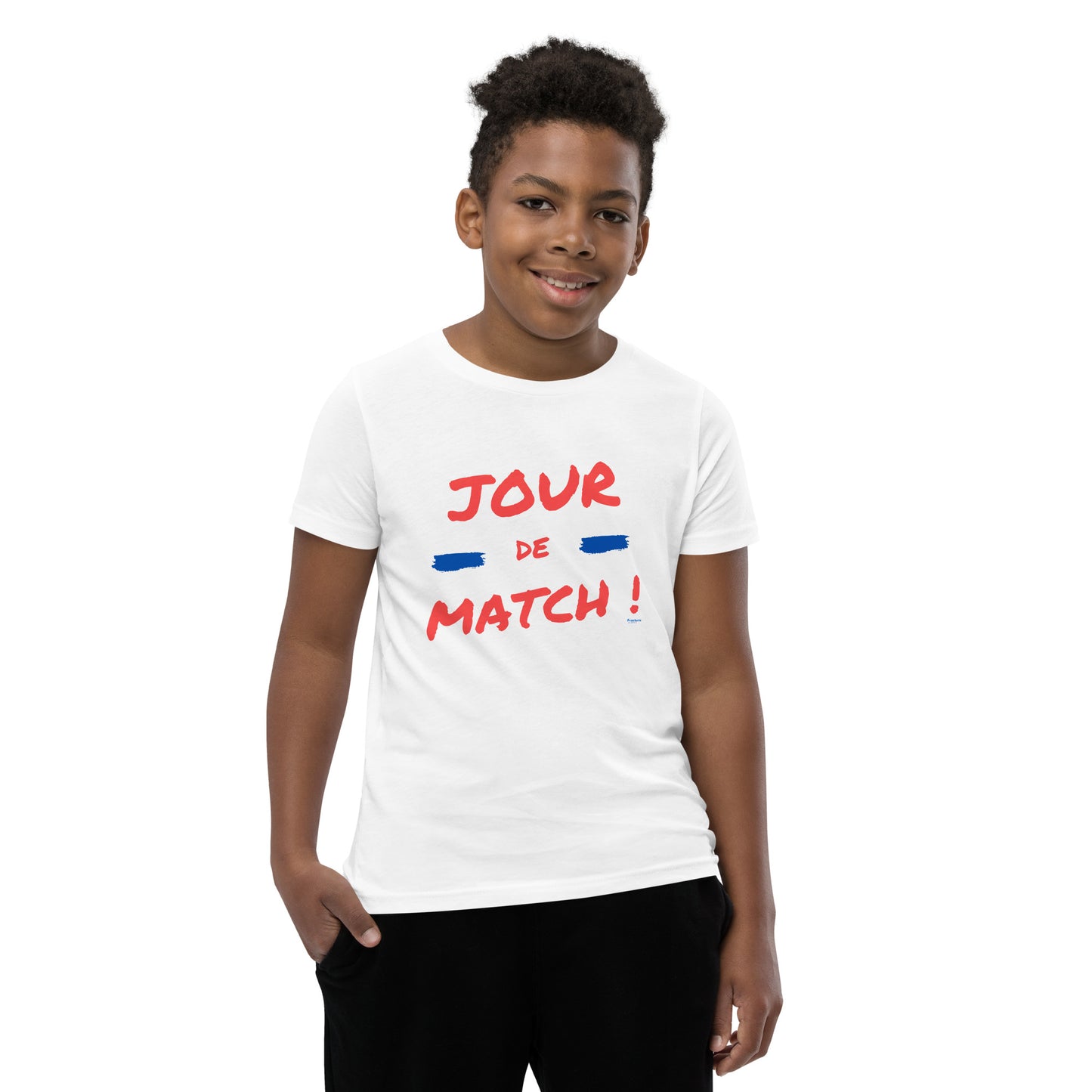 JOUR DE MATCH T-shirt à Manches Courtes pour Adolescent