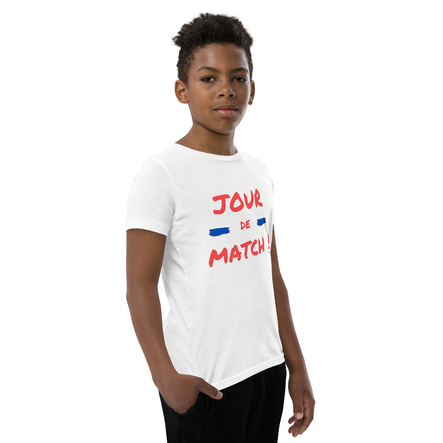 JOUR DE MATCH T-shirt à Manches Courtes pour Adolescent